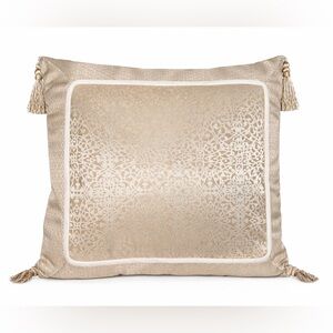Elegant Gold Decorative Pillow 18x18